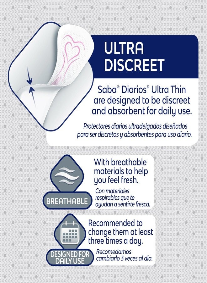 Saba Kombucha Saba Diarios Ultra Thin Multishape Pantiliners, Flexible & Versatile Panty Liners Made for All Bodies and All Underwear Styles, 240 Count (8 Packs of 30) - Image 4